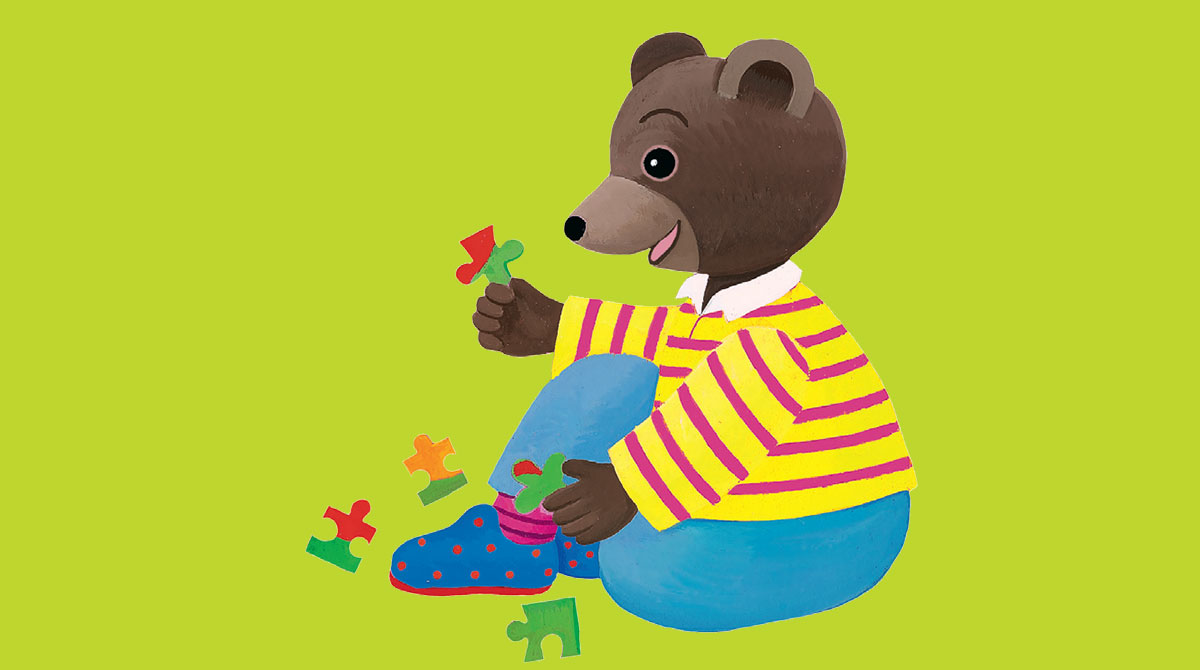 Les puzzles de Petit Ours Brun. Illustration : Danièle Bour