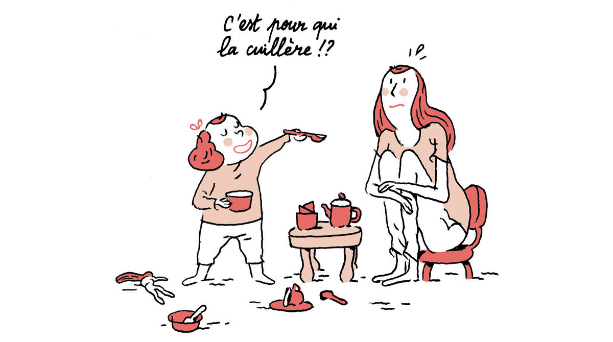 Comment jouer avec bébé en encourageant son autonomie ? Illustration : Quentin Vijoux