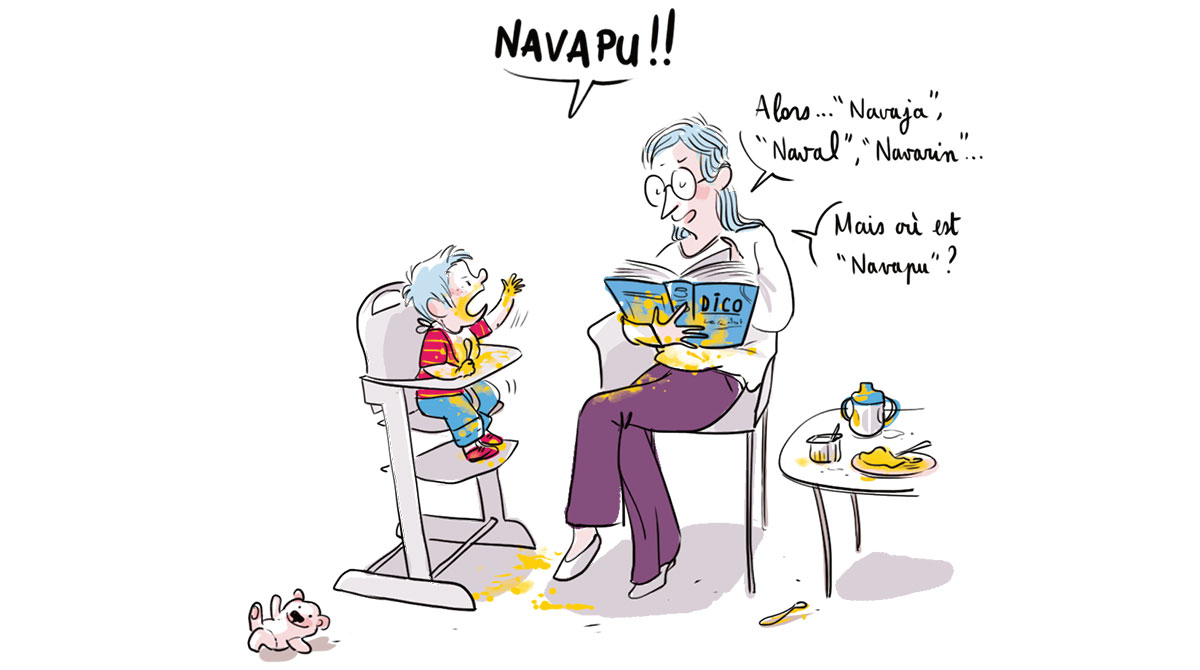 L’apprentissage du langage, quelle aventure ! Illustration : Zelda Zonk