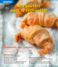 Recettes : “Des goûters pour se réchauffer” - Conception, réalisation et photos : Raphaële Vidaling. Supplément pour les parents du magazine Popi, février 2017