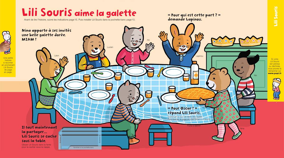 Téléchargez Lili Souris aime la galette, Popi, janvier 2018 - Illustration : Anett Hardy