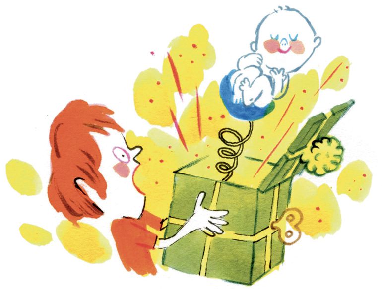 “Un nouveau bébé arrive”, supplément pour les parents du magazine Popi n°377, janvier 2018. Texte : Aziliz Claquin. Illustrations du dossier et de la couverture : Laurent Simon.
