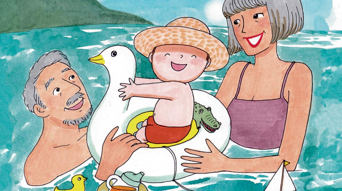 “Vive les vacances chez les grands-parents !”, supplément pour les parents du magazine Popi n° 384, août 2018. Texte : Joséphine Lebard. Illustrations du dossier et de la couverture : Kanako, agence Marie Bastille.