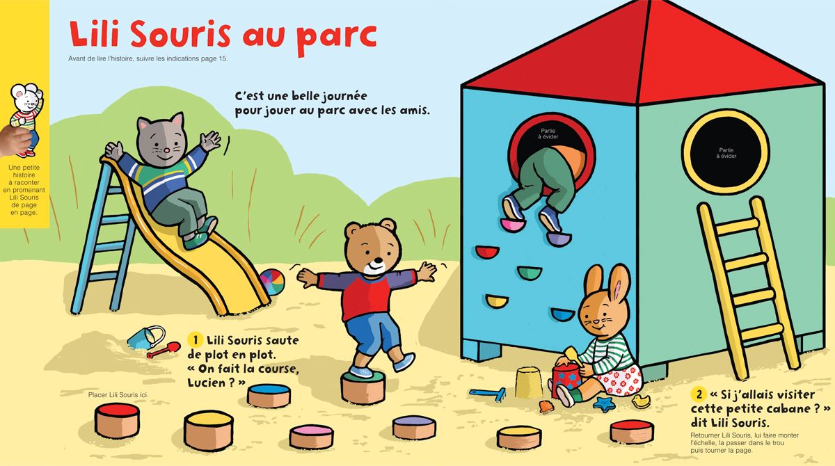 Téléchargez Lili Souris au parc, Popi, n° 385, septembre 2018 - Illustration : Anett Hardy