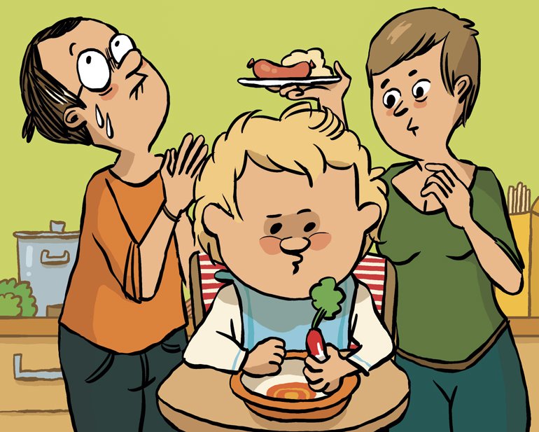 “ Une affaire de goût ”, supplément pour les parents du magazine Popi n°386, octobre 2018. Texte : Joséphine Lebard. Illustrations : Guillaume Long.