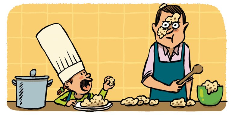 “ Une affaire de goût ”, supplément pour les parents du magazine Popi n°386, octobre 2018. Texte : Joséphine Lebard. Illustrations : Guillaume Long.