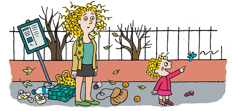 “Grosse colère… Que faire ?”, Popi n°389, supplément pour les parents, janvier 2019. Texte : Adrien Bail. Illustrations : Isabelle Assémat.