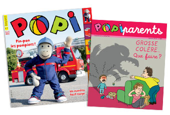 Popi n°389, janvier 2019, et son supplément pour les parents.