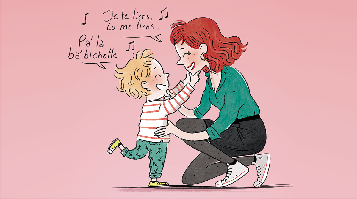 “Nos tout-petits ont-ils de l'humour ?”, supplément pour les parents du magazine Popi n° 393, mai 2019. Texte : Aziliz Claquin. Illustrations : Isacile.