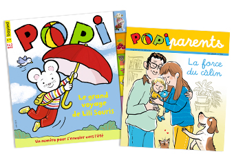 Magazine Popi n°394, juin 2019, et son supplément pour les parents