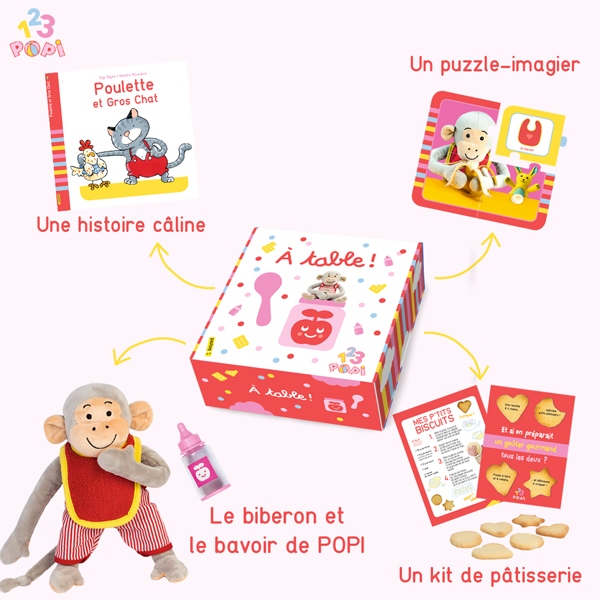Box “1,2,3 Popi !” : “À table !”