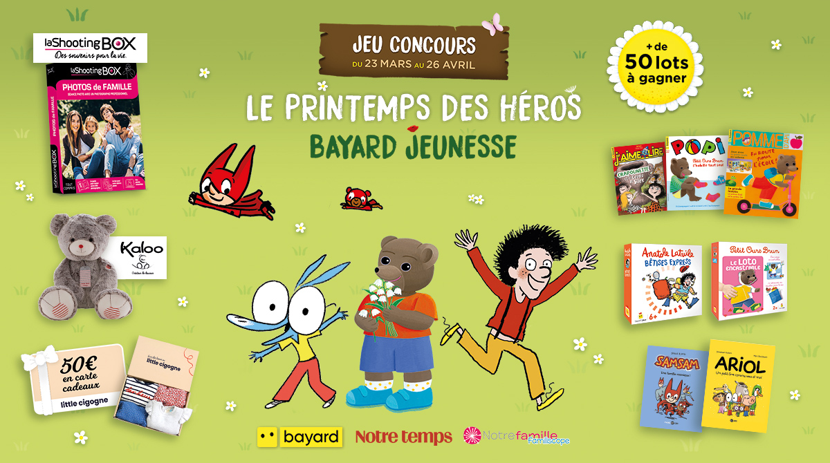 Jeu concours « Le printemps des héros Bayard Jeunesse »