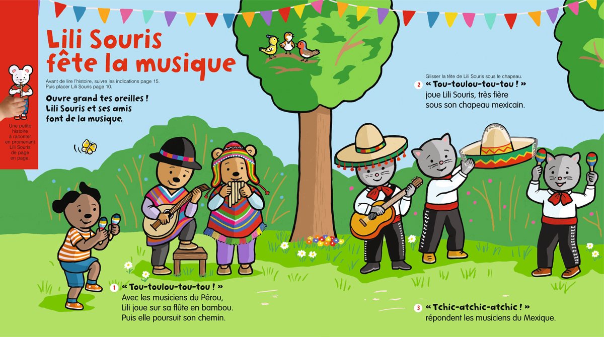 Téléchargez “Lili Souris fête la musique” - Popi, n°406, juin 2020 - Illustrations : Anett Hardy