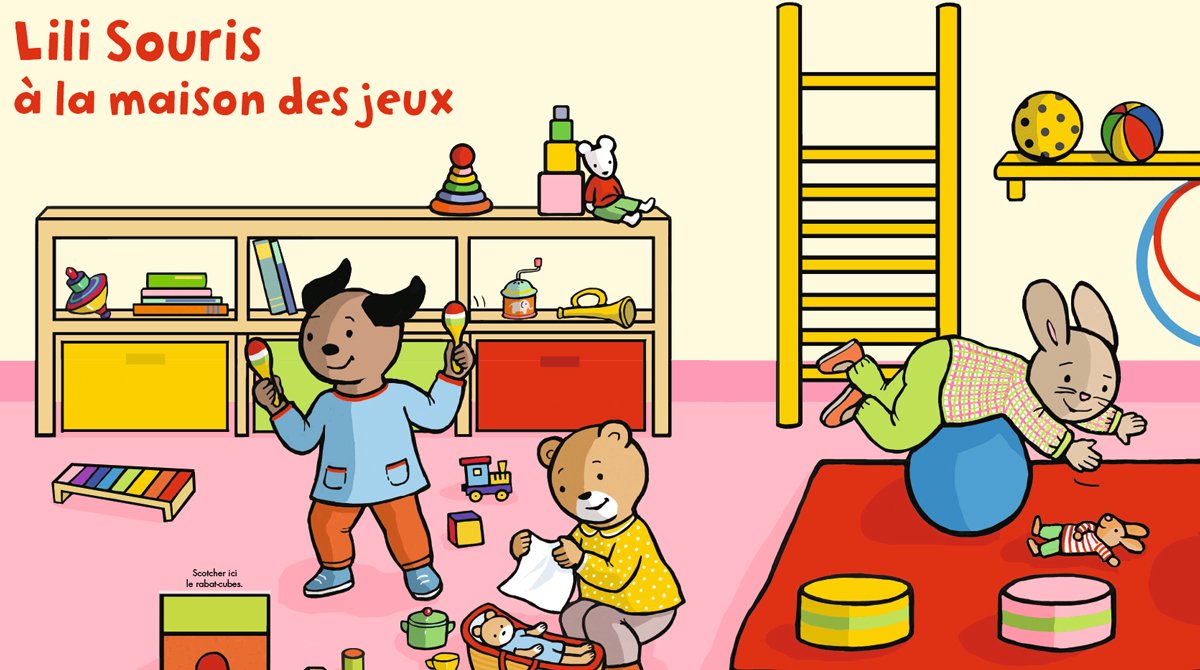 “Lili Souris à la maison des jeux” - Popi, n°421, septembre 2021 - Illustrations : Anett Hardy.