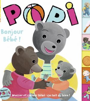 Couverture du magazine Popi n°425, janvier 2022 - Bonjour Bébé !