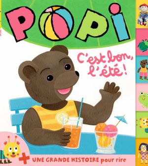 Couverture du magazine Popi n°432, août 2022 - C'est bon l'été !