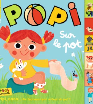 Couverture du magazine Popi n°441, mai 2023 - Sur le pot - Supplément pour les parents : Pipi, caca… Ne tournons pas autour du pot !