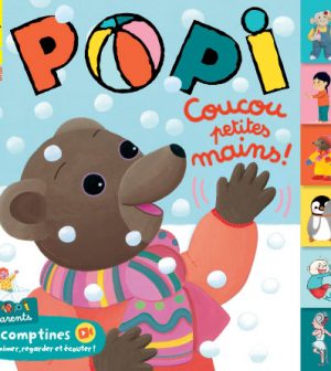 Couverture du magazine Popi n°449, janvier 2024 - Coucou les petites mains !